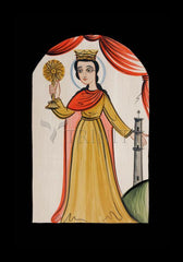 Holy Card - St. Barbara by A. Olivas