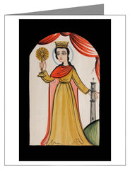 Note Card - St. Barbara by A. Olivas