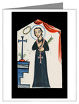 Custom Text Note Card - St. Cayetano by A. Olivas