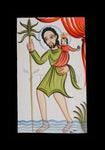 Holy Card - St. Christopher by A. Olivas