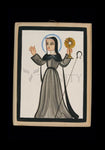 Holy Card - St. Clare of Assisi by A. Olivas