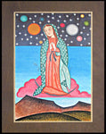 Wood Plaque Premium - Our Lady of the Cosmos by A. Olivas