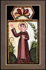 Wood Plaque Premium - St. Francis of Assisi by A. Olivas