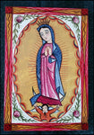 Wood Plaque - Our Lady of Guadalupe by A. Olivas