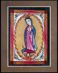 Wood Plaque Premium - Our Lady of Guadalupe by A. Olivas