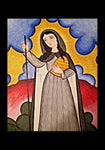 Holy Card - St. Gobnait by A. Olivas