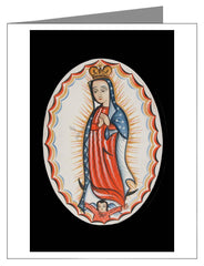 Custom Text Note Card - Our Lady of Guadalupe by A. Olivas