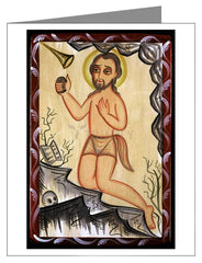 Custom Text Note Card - St. Jerome by A. Olivas