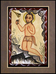 Wood Plaque Premium - St. Jerome by A. Olivas