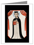 Custom Text Note Card - St. Ignatius Loyola by A. Olivas