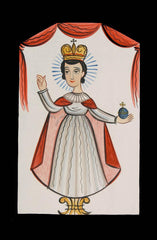 Wood Plaque - Infant of Prague by A. Olivas