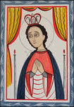 Wood Plaque - Our Lady of San Juan de los Lagos by A. Olivas