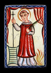 Holy Card - St. Lawrence by A. Olivas