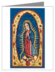 Custom Text Note Card - Our Lady of Guadalupe by A. Olivas