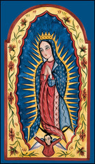 Wood Plaque - Our Lady of Guadalupe by A. Olivas