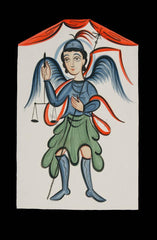 Wood Plaque - St. Michael Archangel by A. Olivas