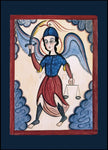 Wood Plaque - St. Michael Archangel by A. Olivas