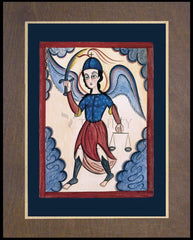 Wood Plaque Premium - St. Michael Archangel by A. Olivas