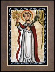 Wood Plaque Premium - St. Raymond Nonnatus by A. Olivas