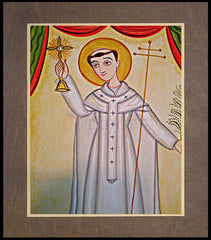 Wood Plaque Premium - St. Norbert by A. Olivas