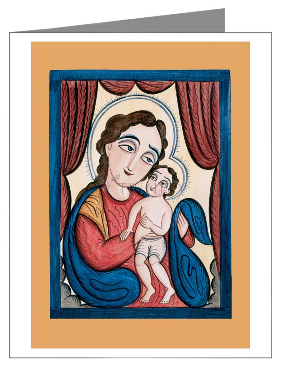 Our Lady, Refuge of Sinners with the Christ Child - Note Card Custom Text