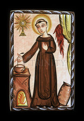 Holy Card - St. Pascal Baylon by A. Olivas