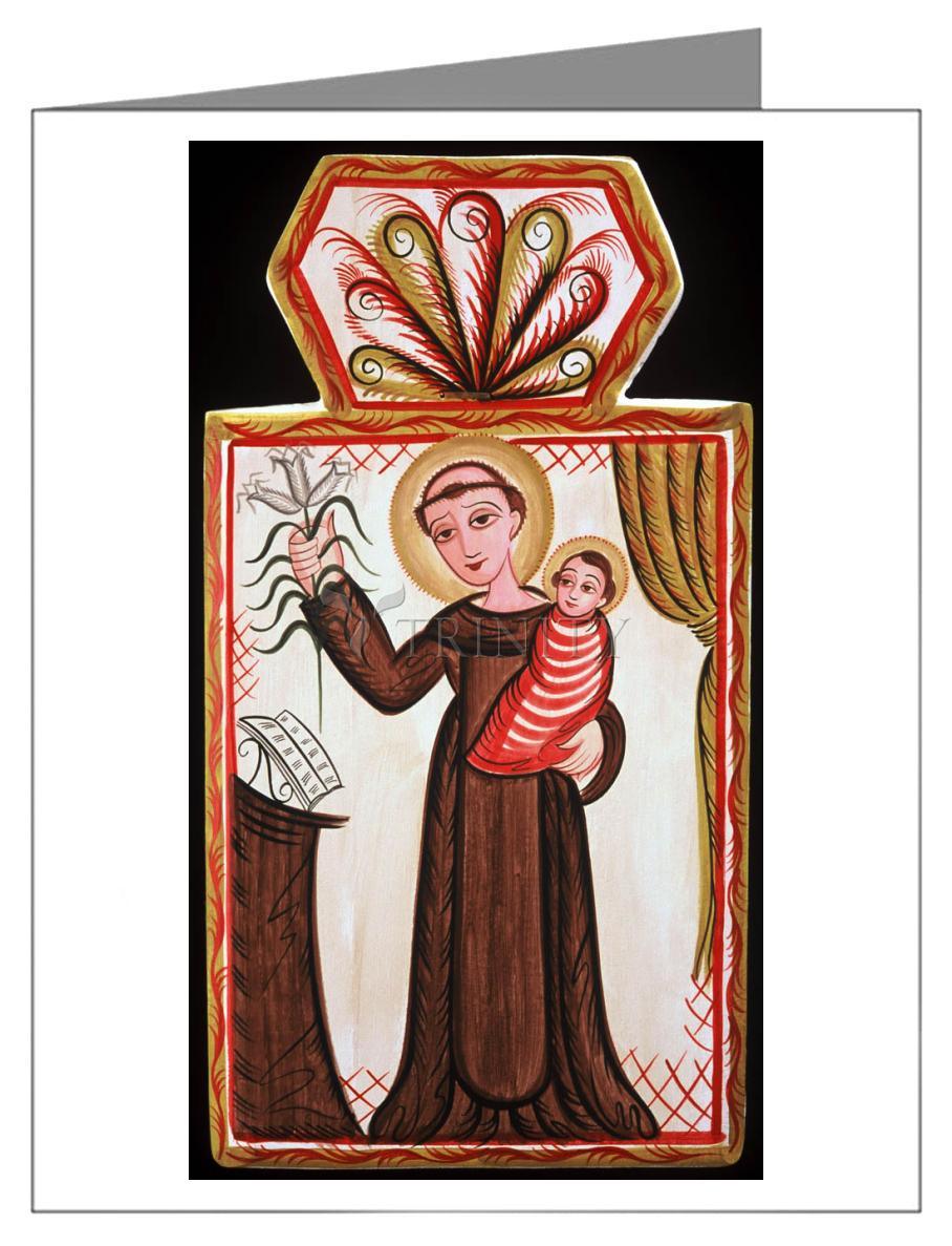 St. Anthony of Padua - Note Card by Br. Arturo Olivas, OFS - Trinity Stores