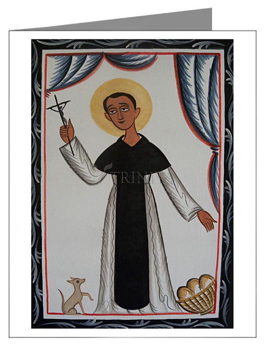 St. Martin de Porres - Note Card Custom Text
