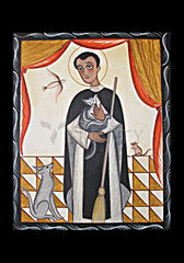 Holy Card - St. Martin de Porres by A. Olivas