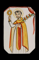 Wood Plaque - St. Raymond Nonnatus by A. Olivas