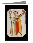 Custom Text Note Card - St. Raymond Nonnatus by A. Olivas