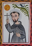 Wood Plaque - St. Francis of Assisi by A. Olivas