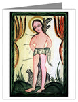 Note Card - St. Sebastian by A. Olivas
