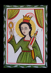 Holy Card - St. Barbara by A. Olivas