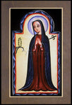 Wood Plaque Premium - Mater Dolorosa - Mother of Sorrows by A. Olivas