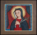 Wood Plaque Premium - Mater Dolorosa - Mother of Sorrows by A. Olivas