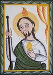 Wood Plaque - St. Jude by A. Olivas