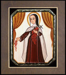 Wood Plaque Premium - St. Thérèse of Lisieux by A. Olivas