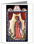 Custom Text Note Card - Our Lady of Guadalupe by A. Olivas