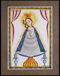 Wood Plaque Premium - Virgin of the Macana by A. Olivas