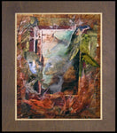 Wood Plaque Premium - Faces Amidst Tattered Shroud by B. Gilroy