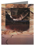 Custom Text Note Card - Desert Light by B. Gilroy