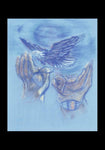 Holy Card - Eagle Flying in Freedom by B. Gilroy