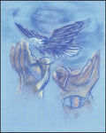 Wood Plaque - Eagle Flying in Freedom by B. Gilroy