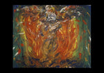 Holy Card - Eagle in Fire That Does Not Burn by B. Gilroy