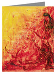 Note Card - Figures In Flames by B. Gilroy
