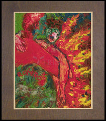 Wood Plaque Premium - St. Oscar Romero's Embrace by B. Gilroy