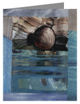 Custom Text Note Card - Seashell by B. Gilroy