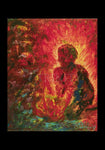 Holy Card - Tending The Fire by B. Gilroy