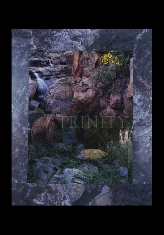 Waterfall - Holy Card by Fr. Bob Gilroy, SJ - Trinity Stores